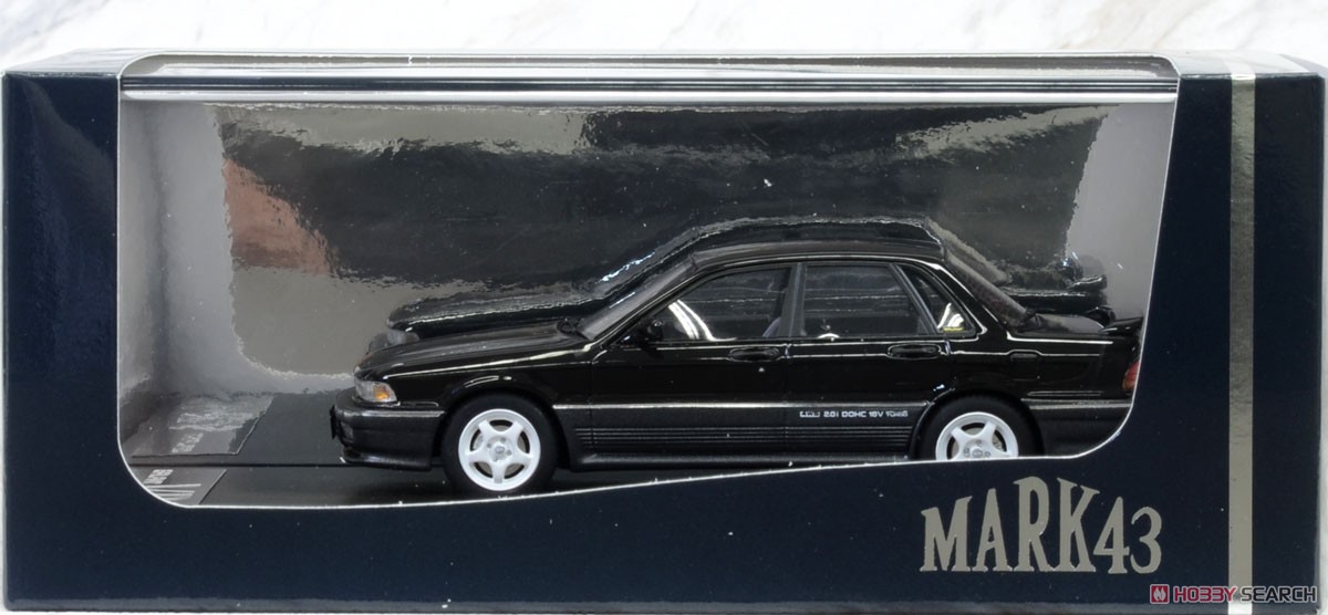Mitsubishi Galant VR-4 (E39A) 1990 Custom Version Lamp Black / Chateau Silver 2 Tone (Diecast Car) Package1