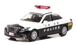Toyota Crown Royal (GRS210) 2019 Osaka Department Community Police Division Motor Patrol Unit G20 Osaka Summit Special Alert Motor Patrol Unit Vehicle (204) (Diecast Car)