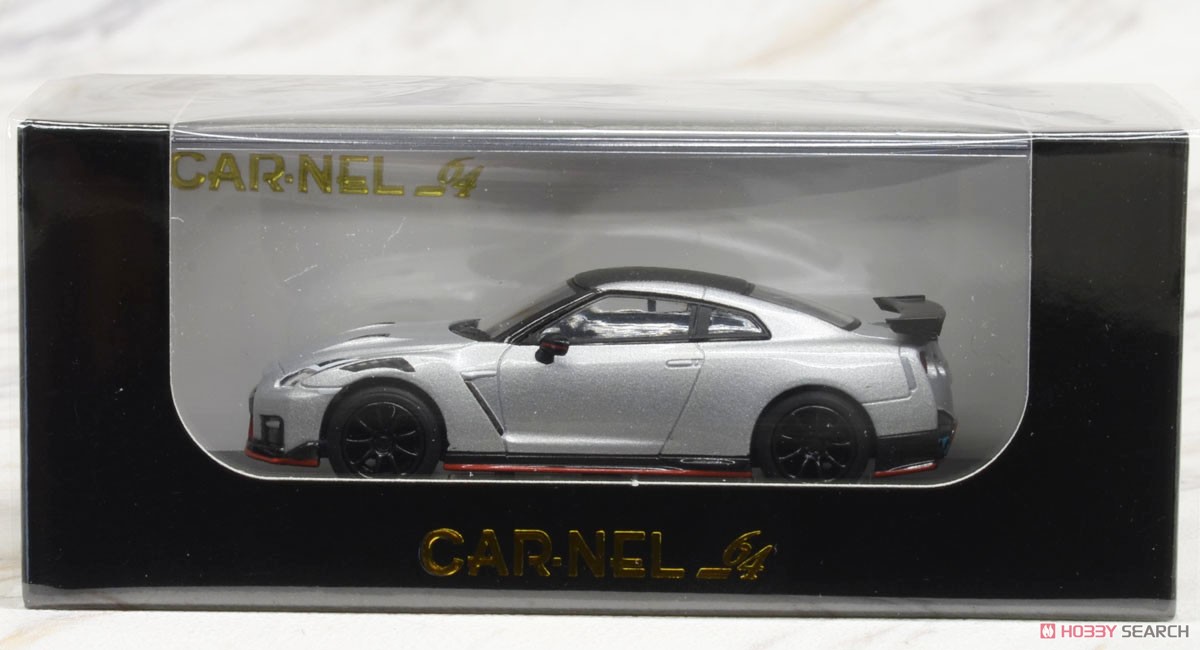 日産 GT-R NISMO (R35) 2020 Ultimate Metal Silver (ミニカー) パッケージ1