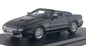 Mazda RX-7 Cabriolet (1989) Brilliant Black (Diecast Car)