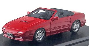 MAZDA RX-7 CABRIOLET (1989) ブレイズレッド (ミニカー)