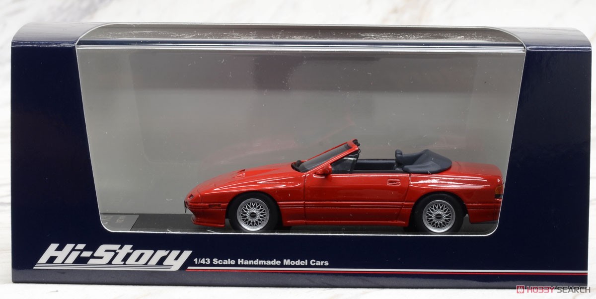 Mazda RX-7 Cabriolet (1989) Blaze Red (Diecast Car) Package1