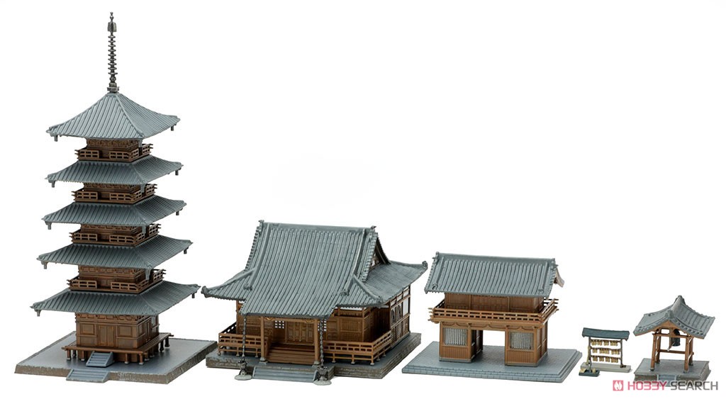 建物コレクション 028-4 お寺A4 (本堂) (鉄道模型) その他の画像1