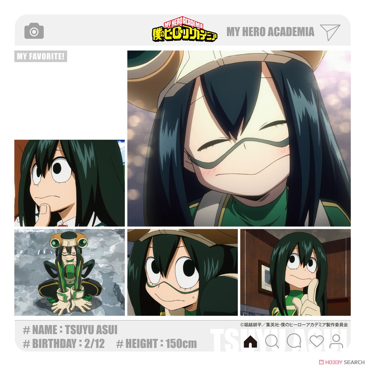 My Hero Academia Instagram Stand Ver.2 Tsuyu Asui (Anime Toy) Item picture1