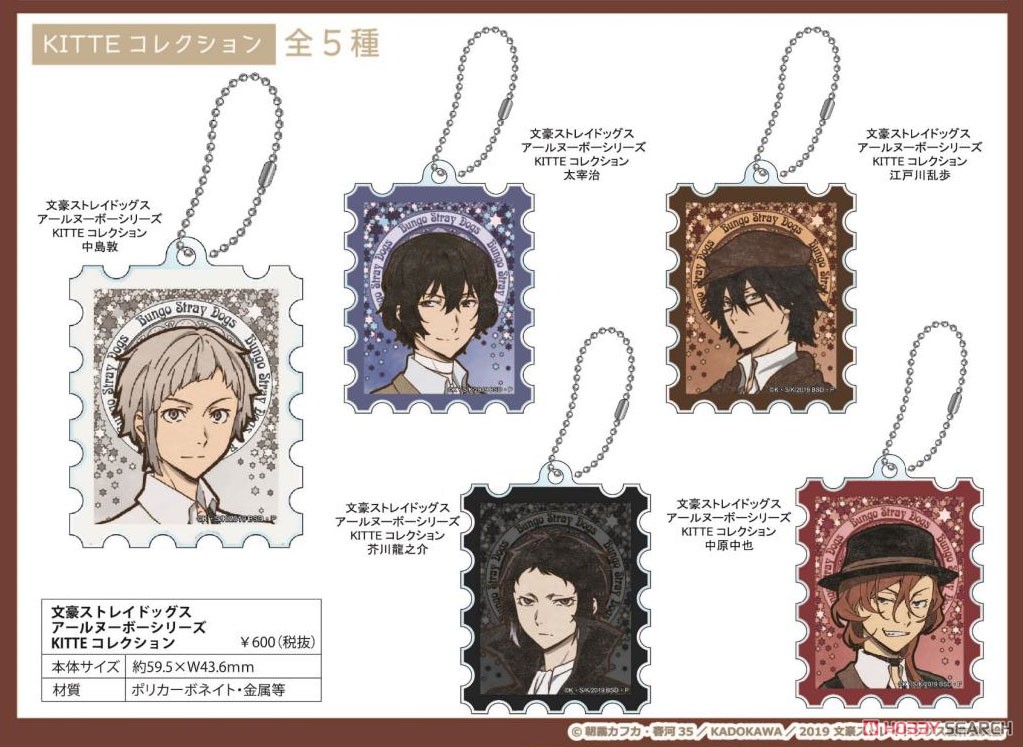 Bungo Stray Dogs Art Nouveau Series Kitte Collection Atsushi Nakajima (Anime Toy) Other picture1