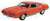 1969 Pontiac GTO Judge (Orange) (ミニカー) 商品画像1