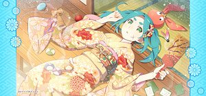 Monogatari Series Puku Puku Yotsugi Ononogi (New Year Bon Voyage) Mini Tenugui (Anime Toy)