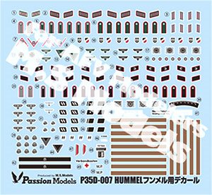 Decal Set for Hummel [for Tamiya 35367]