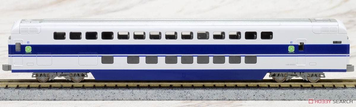 Shinkansen Series 100-9000 (X1 Formation) w/Large J.R. Mark (Basic 8-Car Set) (Model Train) Item picture8
