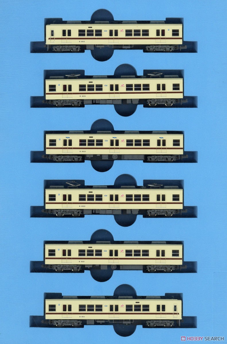 新京成 8000形 復活塗装 (6両セット) (鉄道模型) 商品画像1