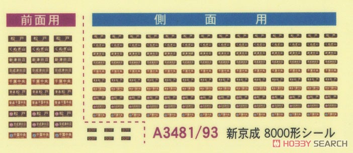 新京成 8000形 復活塗装 (6両セット) (鉄道模型) 中身1