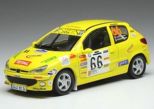 Peugeot 206 XS 2006 Rallye Terre de Provence #66 S.Ogier / J.Ingrassia (Diecast Car)