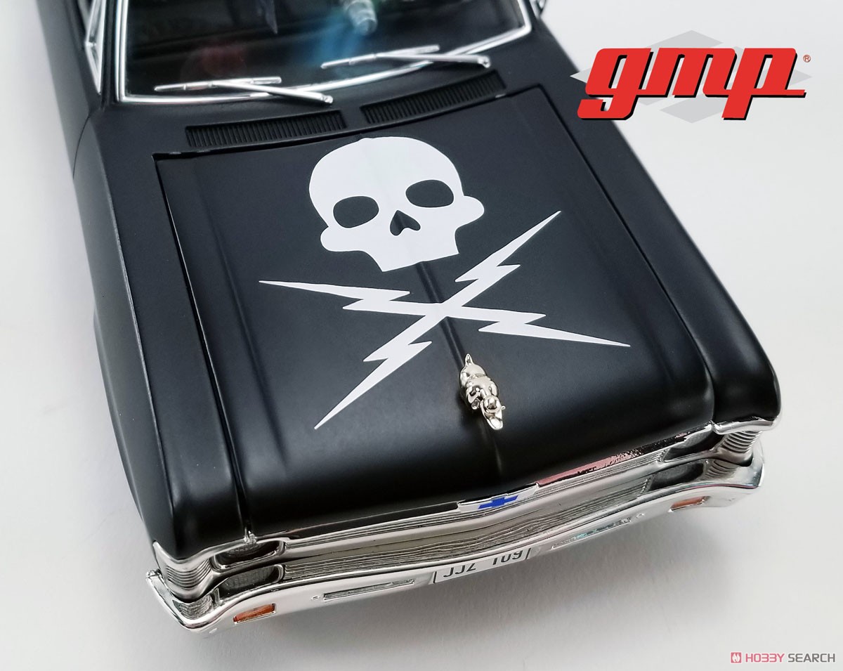 1971 Chevrolet Nova - Matte Black (as driven in horror film Death Proof) (Diecast Car) Item picture2