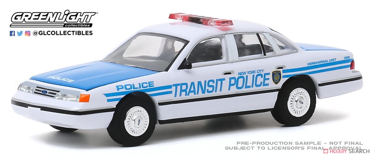 1994 Ford Crown Victoria Police Interceptor - New York City Transit Police Ceremonial Unit (Diecast Car) Item picture1