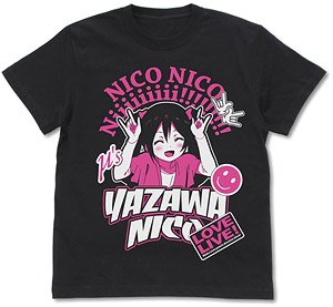 ラブライブ！ 矢澤にこ エモーショナルTシャツ BLACK M (キャラクターグッズ)