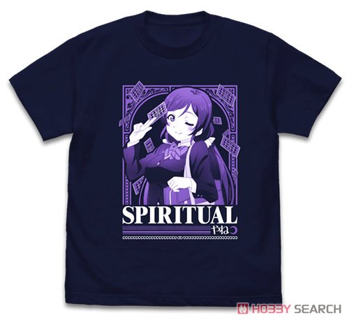 Love Live! Nozomi Tojo Emotional T-shirt Navy M (Anime Toy) Item picture1