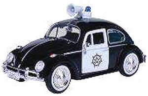 Volkswagen Beetl Police (Black/White) (Diecast Car)