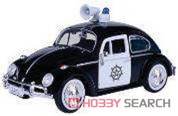 Volkswagen Beetl Police (Black/White) (Diecast Car) Item picture1