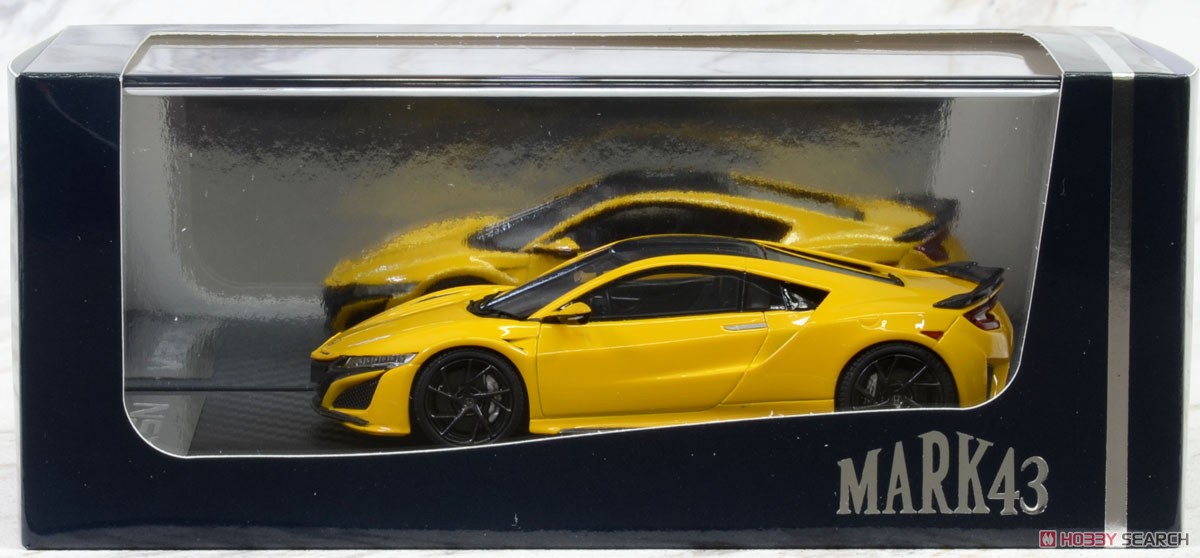 Honda NSX (NC1) 2020 Option Equipped Vehicle Yellow Pearl (Diecast Car) Package1