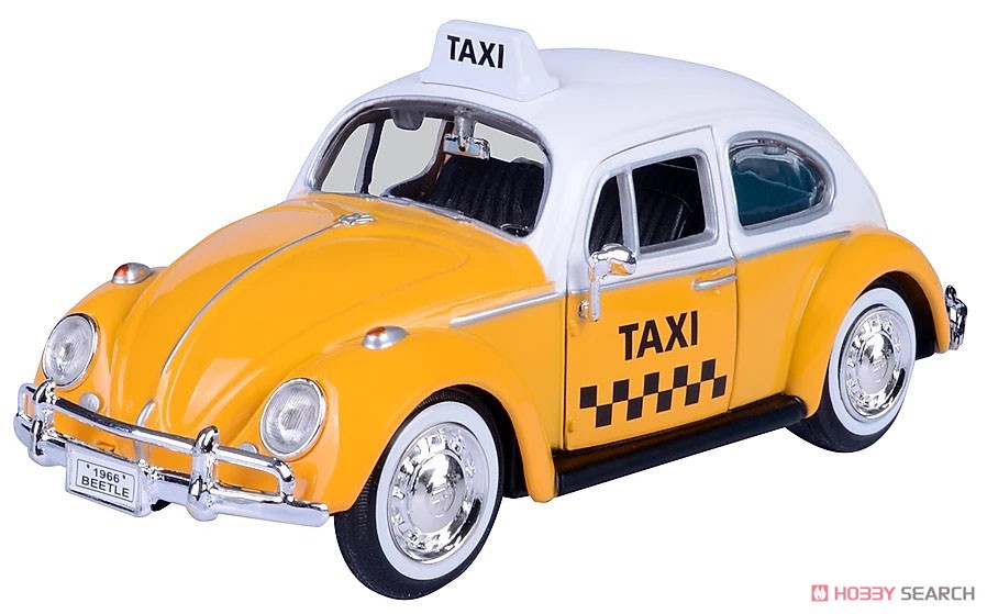 Volkswagen Beetl Taxi (White/Yellow) (Diecast Car) Item picture1