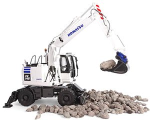 Komatsu PW148-10 ホワイト コマツ限定品 (ミニカー)