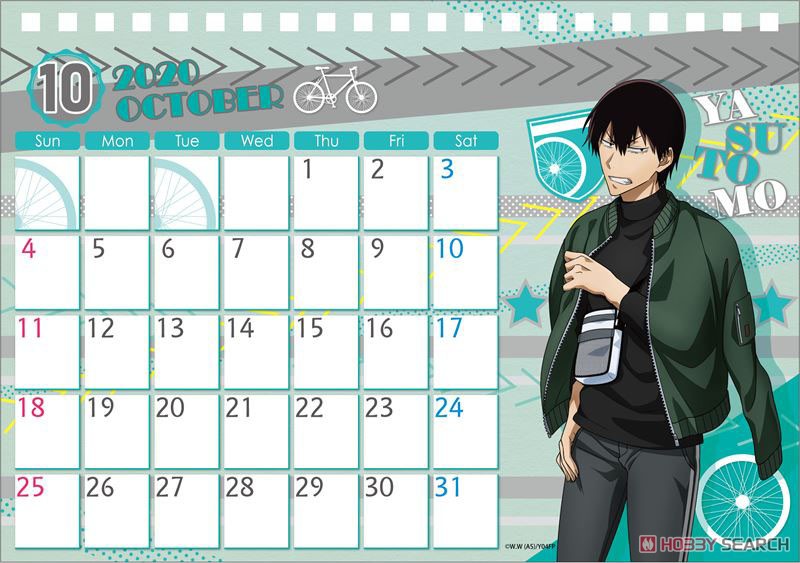 Yowamushi Pedal Glory Line Tabletop Calendar (2020 Ver.) Travel Ver. (Anime Toy) Item picture11