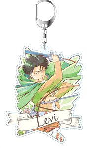 Attack on Titan Pale Tone Series Big Key Ring Levi (Anime Toy)