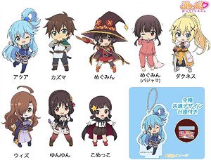KonoSuba: God`s Blessing on this Wonderful World! Legend of Crimson Puchikko Trading Acrylic Stand (Set of 8) (Anime Toy)