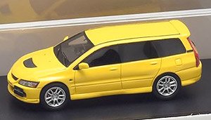 Lancer Evolution IX Wagon Yellow (Diecast Car)