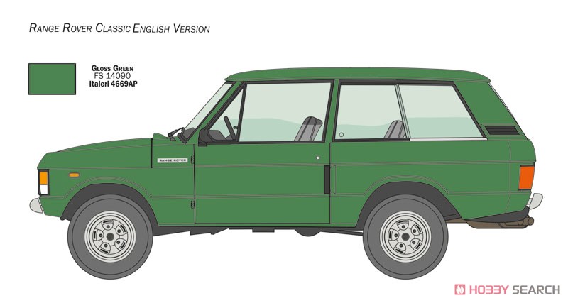 Range Rover Classic (w/Japanese Manual) (Model Car) Color1