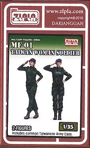 Taiwan Woman Solder (Set of 2) (Plastic model)