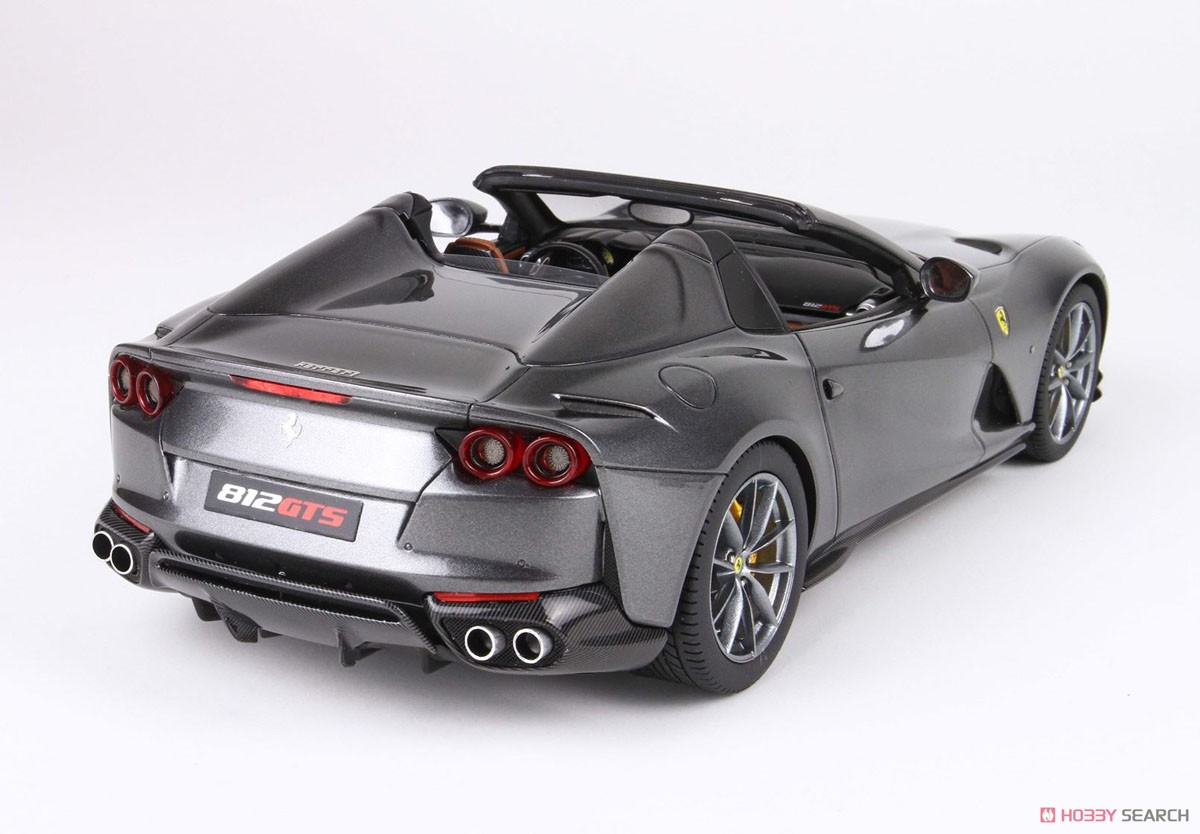 Ferrari 812 GTS 2019 Metallic Gray (Diecast Car) Item picture3