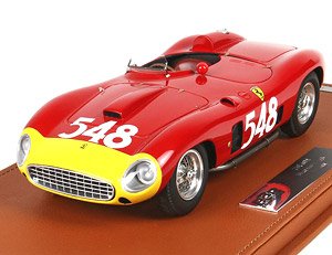 Ferrari 290 MM Mille Miglia 1956 #548 Eugenio Castellotti Leather Base (without Case) (Diecast Car)