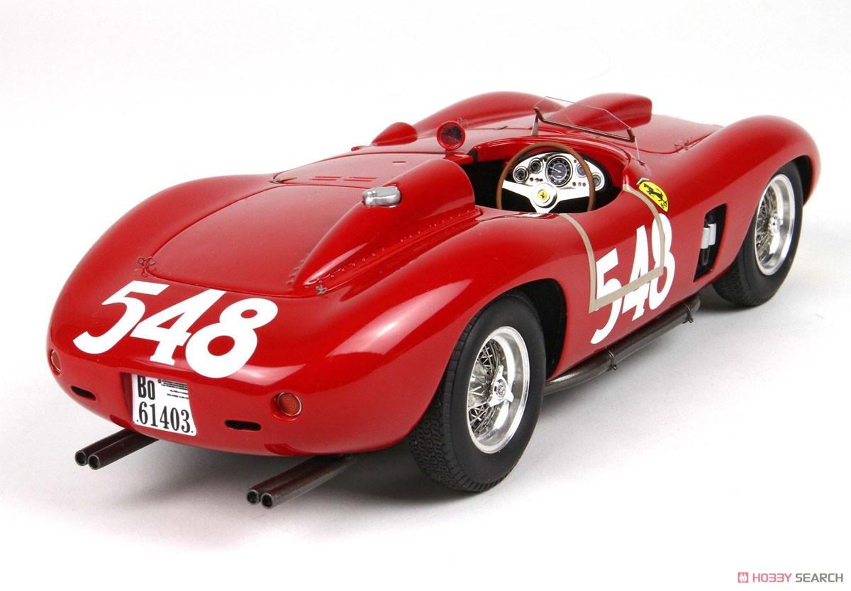 フェラーリ 290 MM ミッレミリア 1956 #548 Eugenio Castellotti レザーベース (ケース付) (ミニカー) 商品画像5