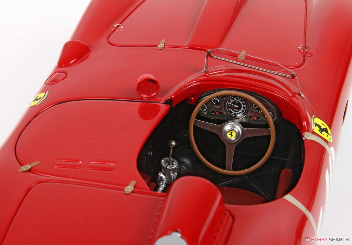 フェラーリ 290 MM ミッレミリア 1956 #548 Eugenio Castellotti レザーベース (ケース付) (ミニカー) 商品画像8