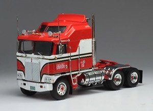 Kenworth K100 Aerodyne 1976 Red / White (Diecast Car)