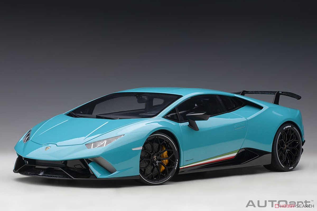 Lamborghini Huracan Perufomante (Light blue) (Diecast Car) Item picture1
