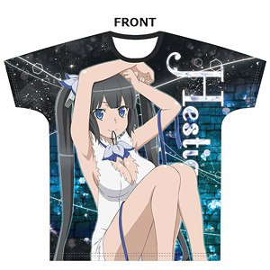 Is It Wrong to Try to Pick Up Girls in a Dungeon? II Full Graphic T-Shirt Hestia (Anime Toy)