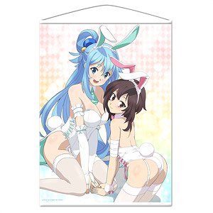 KonoSuba: God`s Blessing on this Wonderful World! Legend of Crimson B1 Tapestry Aqua & Megumin Bunny (Anime Toy)