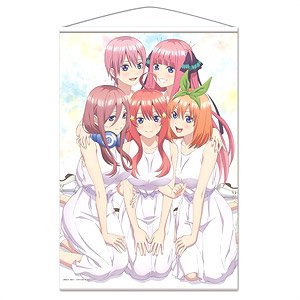 五等分の花嫁 B2タペストリー 一花&二乃&三玖&四葉&五月 (キャラクターグッズ)