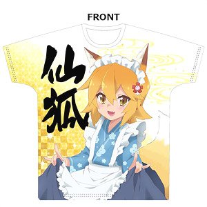 The Helpful Fox Senko-san Full Graphic T-Shirt Maid Senko-san (Anime Toy)