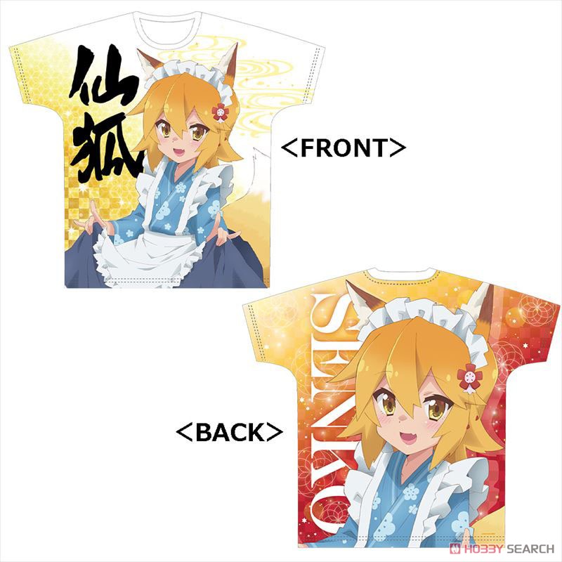 The Helpful Fox Senko-san Full Graphic T-Shirt Maid Senko-san (Anime Toy) Item picture3
