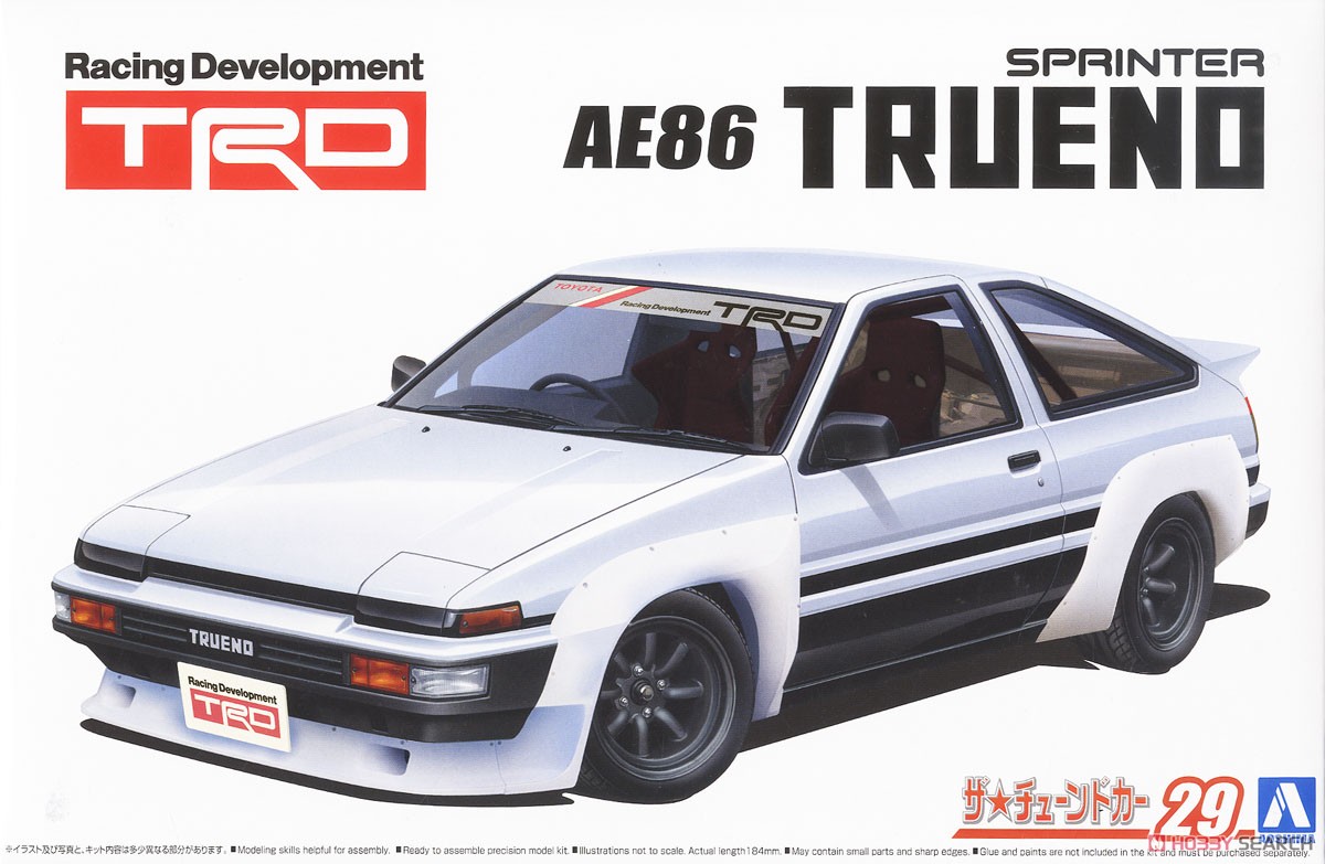 TRD AE86トレノ N2仕様 `85 (トヨタ) (プラモデル) パッケージ1