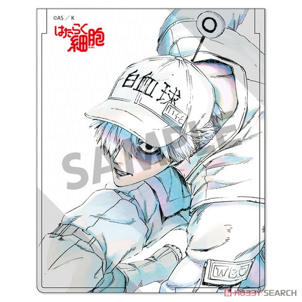 Cells at Work! Stand Mirror White Blood Cell (Anime Toy) Item picture1