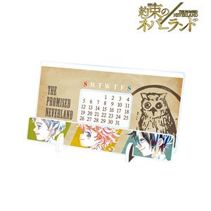 約束のネバーランド Ani-Art 卓上アクリル万年カレンダー (キャラクターグッズ)