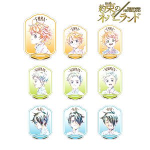 The Promised Neverland Trading Ani-Art Acrylic Stand (Set of 9) (Anime Toy)