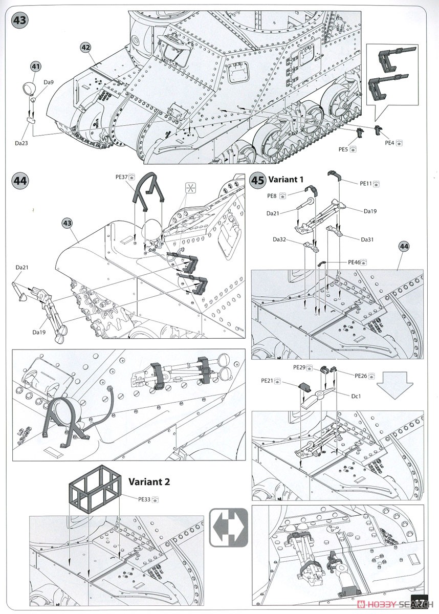 British M3 Lee (Plastic model) Assembly guide12