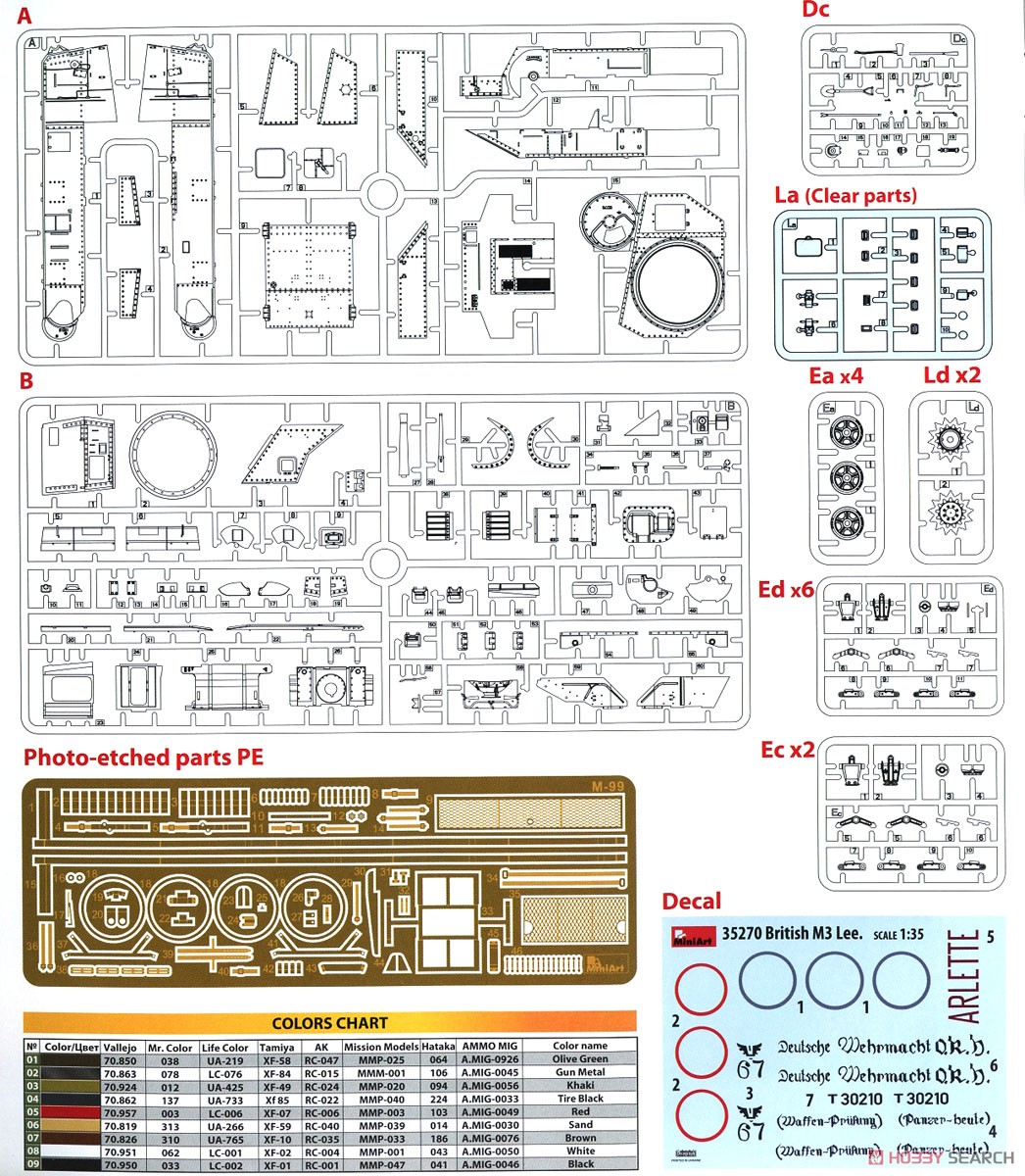 British M3 Lee (Plastic model) Assembly guide17