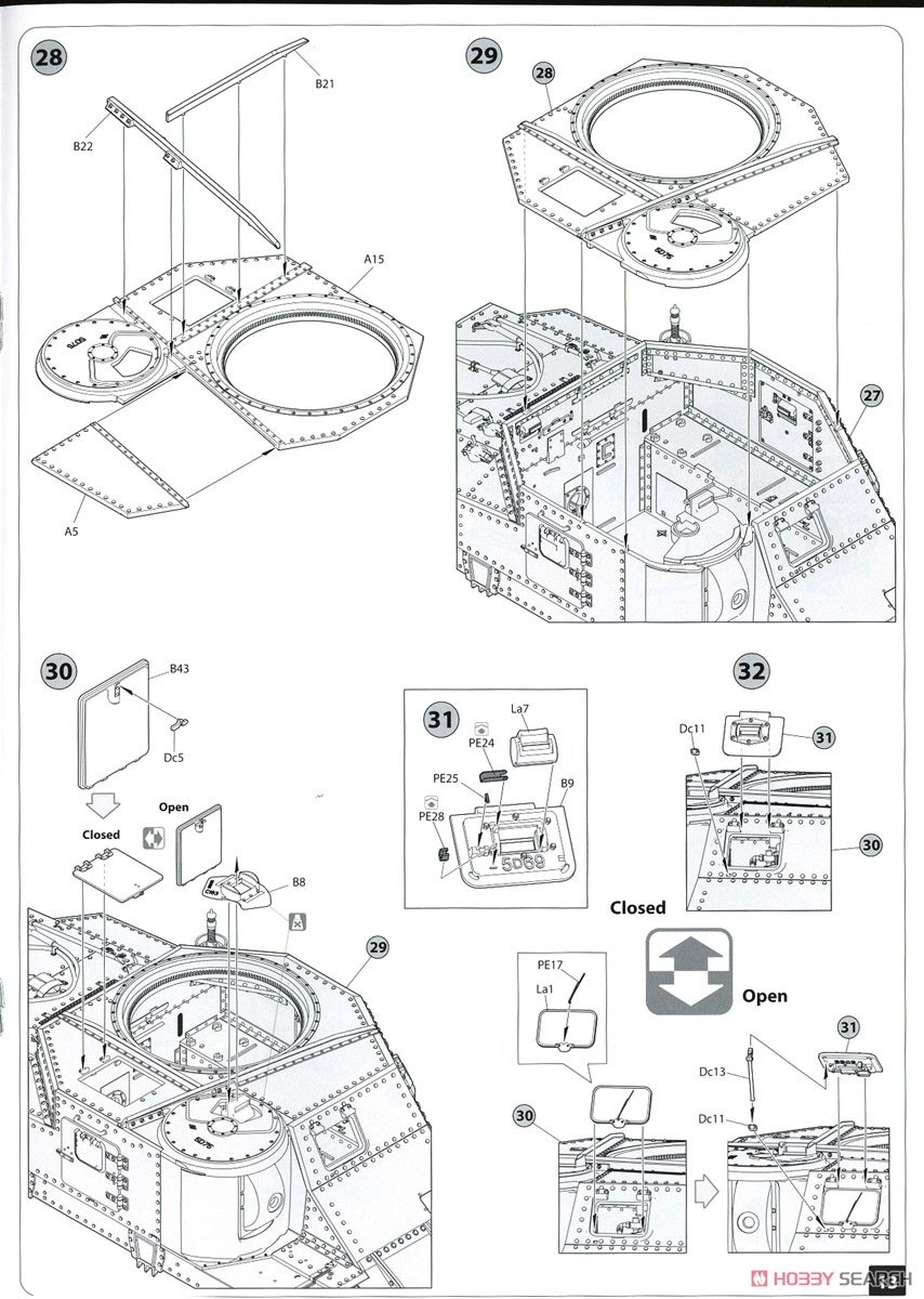 イギリス軍 M3 LEE (プラモデル) 設計図8