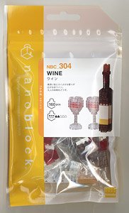 nanoblock food series NBC-304 ワイン (ブロック)